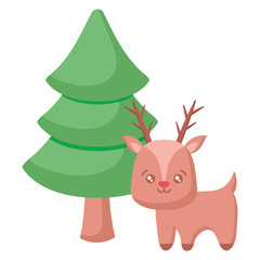 Christmas deer design