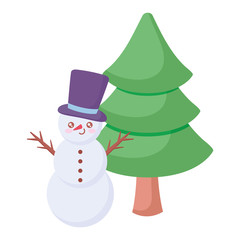 cartoon snowman design