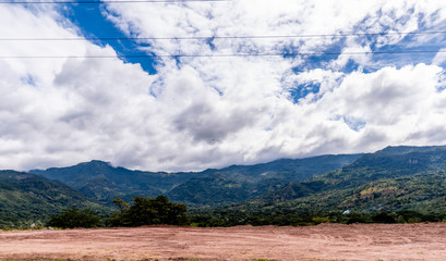 view of Guatemalan mountains