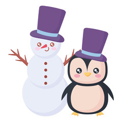 cartoon snowman design