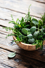 Mix of herbs
