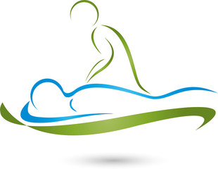 Zwei Menschen, Massage, Orthopädie, Chiropraktiker