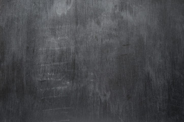 Empty black chalk board texture. Mockup background