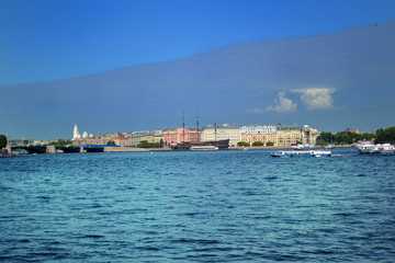 Fototapeta na wymiar view of Saint Petersburg