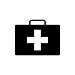 first aid box vector icon