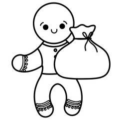 Christmas ginger cookie design