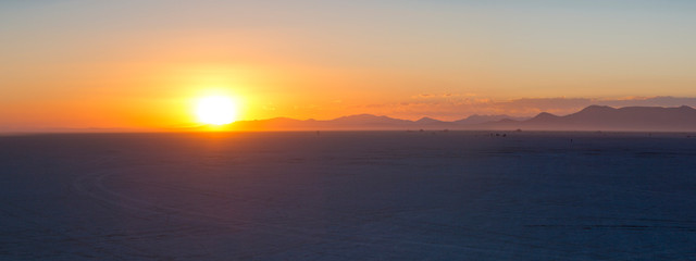 Sunrise in the desert