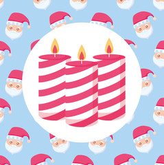 Chritsmas candle  design