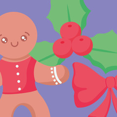 Christmas ginger cookie design