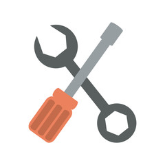 Tools crossed symbol