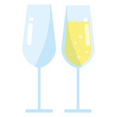 Champagne glass design