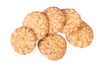 Group of oatmeal cookies