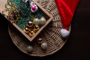 New year and Christmas concept still life photo