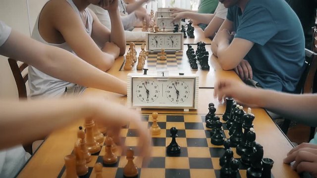 blitz tournament at the chess club