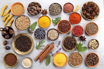 Spices and herbs.