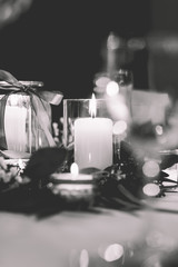 Décorer avec des bougies