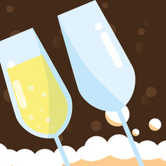 Champagne glass design