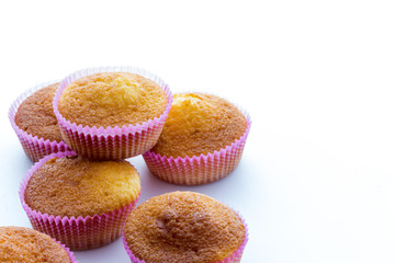 Sweet donuts with icing sugar
