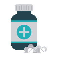 Obraz premium Medicine bottle isolated