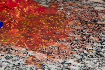 autumn leaves on the ground