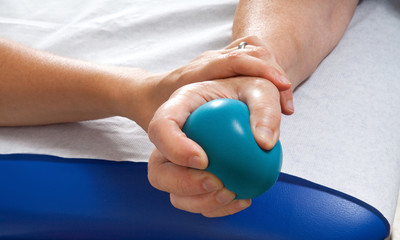 Hand with exercises putty manufacturer