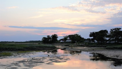 Sky, Nature, Water, clouds, evening