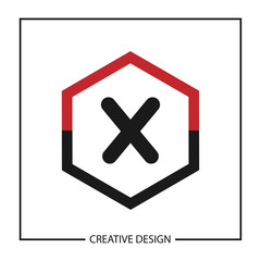 Initial Letter X Logo Template Vector Design