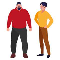 cartoon men design