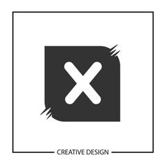 Obraz premium Initial Letter X Logo Template Vector Design