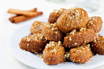 Greek Homemade Melomakarona For Christmas