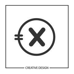 Obraz premium Initial Letter X Logo Template Vector Design