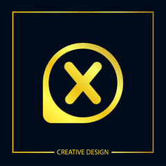 Initial Letter X Logo Template Vector Design