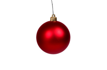 glass toy ball for the Christmas tree and pine decoration for the New Year and Christmas tree