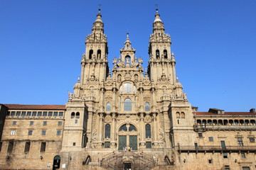 Fototapeta na wymiar Santiago de Compostela cathedral. Galicia, Spain