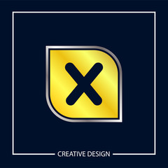Obraz premium Initial Letter X Logo Template Vector Design
