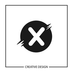 Initial Letter X Logo Template Vector Design
