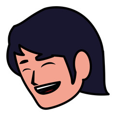 cartoon man icon 