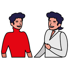 Fototapeta premium cartoon men design