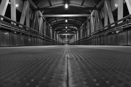 City subway monochromatic image 