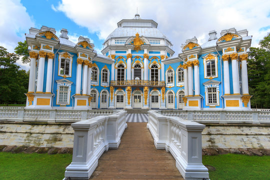 Hermitage pavilion in Catherine Park, Pushkin, St Petersburg