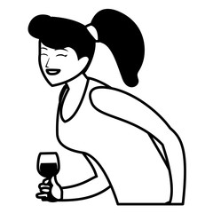 cartoon woman design