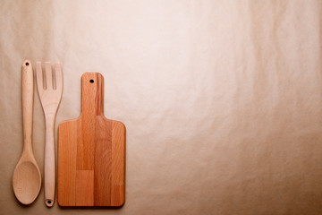Cooking background. Cutting board.