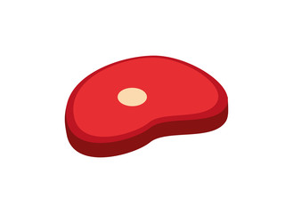 meat beef isolated icon