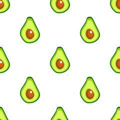Avocado seamless pattern for print,
