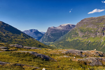 Outdoor in Norwegen am Geiranger