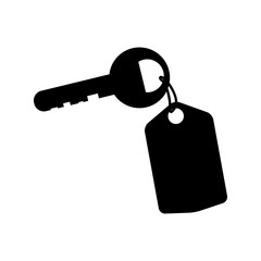 hotel key with keychain