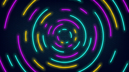 Neon lines background