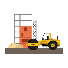 Construction compact vehicle