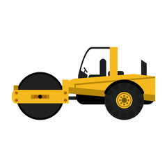 Construciton compacter vehicle