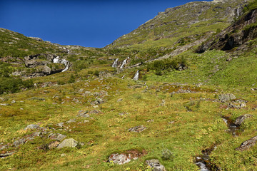 kleiner Wasserfall in Norwegen